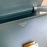 Celine Teen Classic Bag In Box Green Size 18.5 x 15.5 x 6 cm - 2