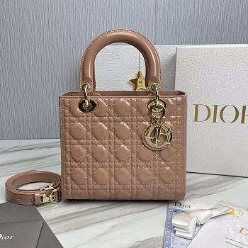 Lady Dior Medium Cannage Pink Size 24 x 20 x 11 cm
