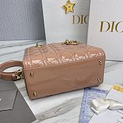 Lady Dior Medium Cannage Pink Size 24 x 20 x 11 cm - 5