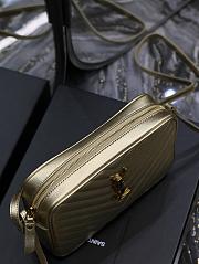 YSL Lou Camera Bag Gold Size 23 x 16 x 6 cm - 5