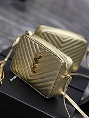 YSL Lou Camera Bag Gold Size 23 x 16 x 6 cm - 3