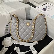 Chanel Hobo Bag Grey Size 15 x 23.5 x 2 cm - 1