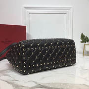 Valentino Black Leather Bag Size 28 x 12 x 20 cm - 6