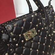 Valentino Black Leather Bag Size 28 x 12 x 20 cm - 3