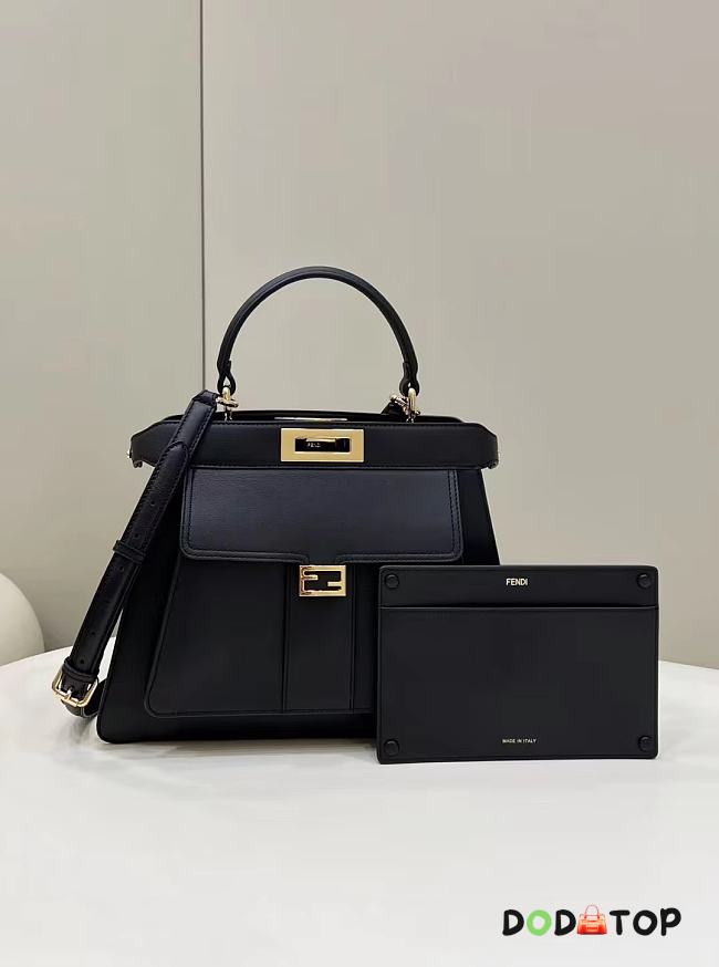 Fendi Peekaboo Handbag Black Size 33.5 x 13 x 25.5 cm - 1