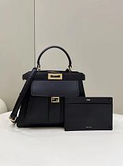 Fendi Peekaboo Handbag Black Size 33.5 x 13 x 25.5 cm - 1