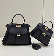 Fendi Peekaboo Handbag Black Size 33.5 x 13 x 25.5 cm - 6