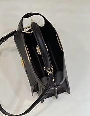 Fendi Peekaboo Handbag Black Size 33.5 x 13 x 25.5 cm - 5