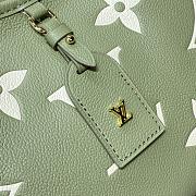 Louis Vuitton LV Carry All M46288 Green Bag Size 24 x 30 x 12 cm - 2