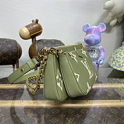 Louis Vuitton LV Multi Pochette Accessoires Green M80399 Size 25 x 14.5 x 4.5 cm - 5