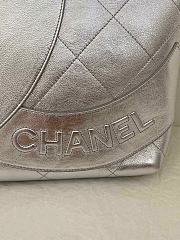Chanel Hippie Tote Bag Silver Size 37 × 7 × 38 cm - 4