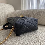 Chanel Caviar Quilted Handy Box Bag Black Size 18 × 7 × 14 cm - 5