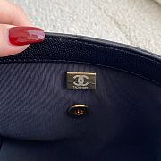 Chanel Caviar Quilted Handy Box Bag Black Size 18 × 7 × 14 cm - 3