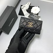 Chanel Coin Purse Black Size 11 x 8.5 x 3 cm - 1
