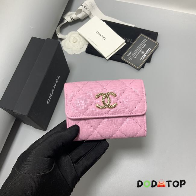 Chanel Coin Purse Pink Size 11 x 8.5 x 3 cm - 1