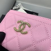 Chanel Card Holder Pink Size 11 x 7.5 x 0.5 cm - 2