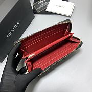 Chanel Long Zipper Wallet Black Size 19 x 10 x 2 cm - 6