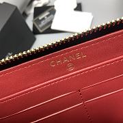 Chanel Long Zipper Wallet Black Size 19 x 10 x 2 cm - 4