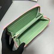 Chanel Long Zipper Wallet Pink Size 19 x 10 x 2 cm - 6
