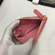 Chanel Zipper Coin Purse Pink A82365 Size 15 x 9 x 1 cm - 6