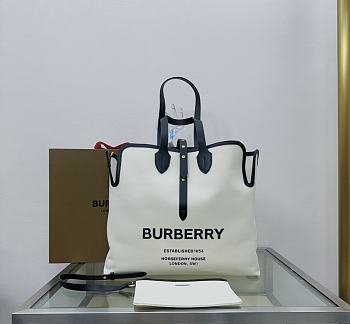 Burberry Black Soft Belt Canvas Bag Size 43 x 10 x 38 cm