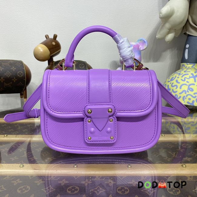 Louis Vuitton LV Hide and Seek Epi Leather Purple Size 21 x 15 x 8 cm - 1