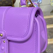 Louis Vuitton LV Hide and Seek Epi Leather Purple Size 21 x 15 x 8 cm - 5