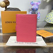 Louis Vuitton LV Vertical Wallet M82461 Rose Red Size 9 x 12 x 1 cm - 3