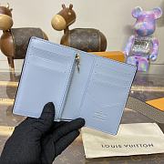 Louis Vuitton LV Vertical Wallet M82198 Gray Size 9 x 12 x 1 cm - 3