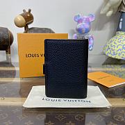 Louis Vuitton LV Vertical Wallet M81561 Black Size 9 x 12 x 1 cm - 4