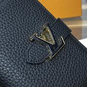 Louis Vuitton LV Vertical Wallet M81561 Black Size 9 x 12 x 1 cm - 2