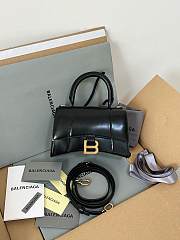 Balenciaga Hourglass Bag Black Mini Size 19 × 13 × 8 cm - 1