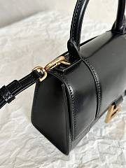 Balenciaga Hourglass Bag Black Mini Size 19 × 13 × 8 cm - 5