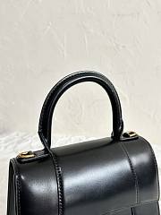 Balenciaga Hourglass Bag Black Mini Size 19 × 13 × 8 cm - 4
