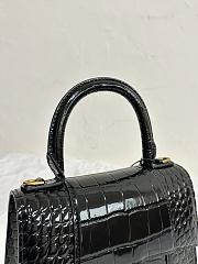 Balenciaga Hourglass Bag Black 01 Mini Size 19 × 13 × 8 cm - 5