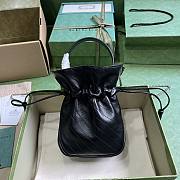 Gucci Mini Leather Blondie Bucket Bag Black Size 19 x 15 x 8 cm - 4