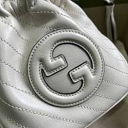 Gucci Mini Leather Blondie Bucket Bag White Size 19 x 15 x 8 cm - 2