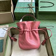 Gucci Mini Leather Blondie Bucket Bag Pink Size 19 x 15 x 8 cm - 3