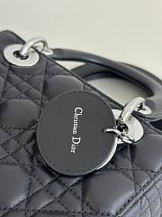 Dior Lady Dior My Abcdior Small Black/Silver Size 20 x 8 x 17 cm - 4