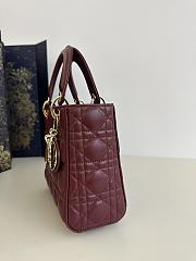 Dior Lady Dior My Abcdior Small Red/Gold Size 20 x 8 x 17 cm - 4