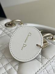 Dior Lady Dior My Abcdior Small White/Gold Size 20 x 8 x 17 cm - 6