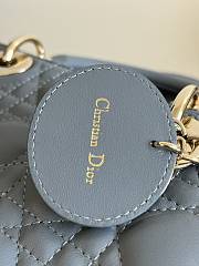 Dior Lady Dior My Abcdior Small Blue/Gold Size 20 x 8 x 17 cm - 5