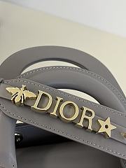 Dior Lady Dior My Abcdior Small Gray/Gold Size 20 x 8 x 17 cm - 2