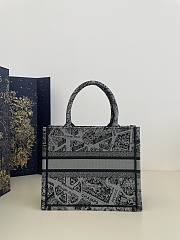 Dior Book Tote Small Gray Size 26 x 8 x 22 cm - 6