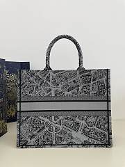 Dior Book Tote Large Gray Size 42 x 18 x 35 cm - 6