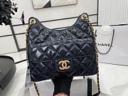 Chanel Hobo Bag Black Size 22.5 x 21.5 x 7 cm - 1