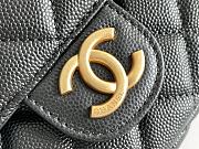 Chanel Hobo Bag Small Black Caviar Size 19 x 17 x 16 cm - 2