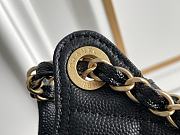 Chanel Hobo Bag Small Black Caviar Size  22.5 x 21.5 x 7 cm - 6