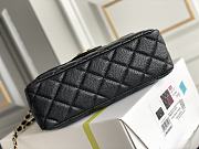 Chanel Hobo Bag Small Black Caviar Size  22.5 x 21.5 x 7 cm - 5