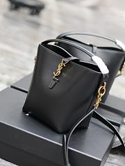 YSL Bucket Bag Small Black Size 17 × 20 × 13 cm - 3